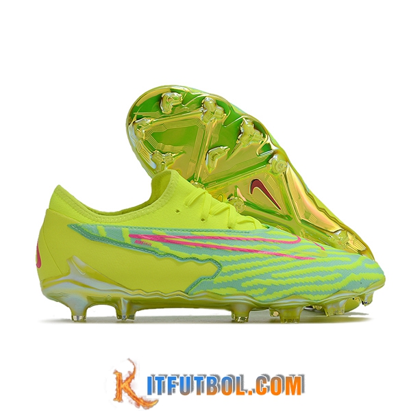 Nike Botas De Fútbol Phantom GX Academy FG Verde/Amarillo