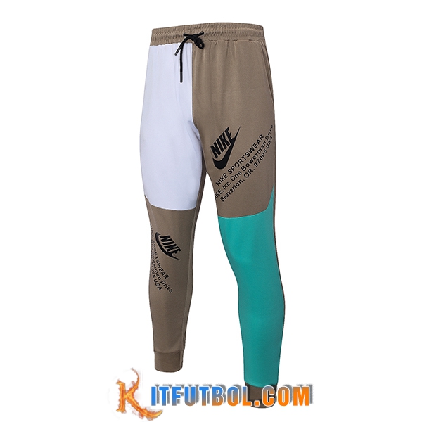 Pantalon Entrenamiento Nike Blanco/Verde/Marrón 2023/2024
