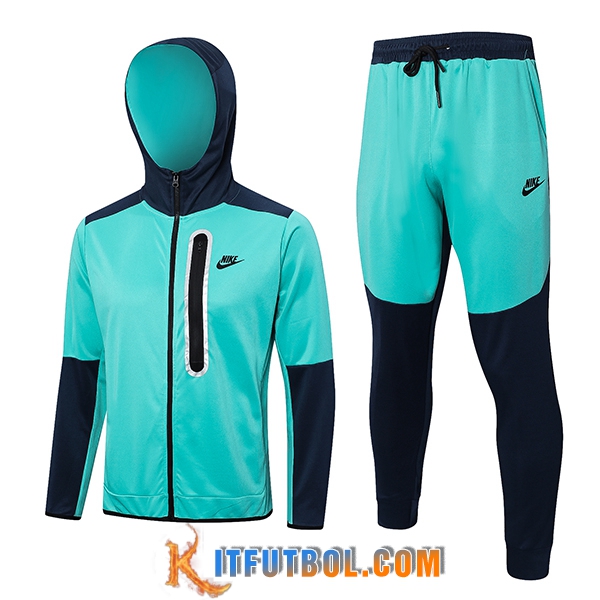 Chaqueta Con Capucha Chandal Rompevientos Chaqueta Nike Verde 2023/2024
