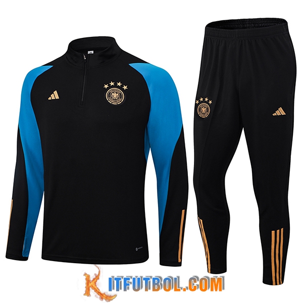 Chandal Equipos De Futbol Alemania Negro 2023/2024 -02