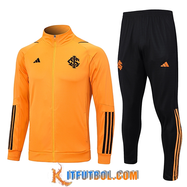 Chandal Equipos De Futbol - Chaqueta Brasil Naranja 2023/2024