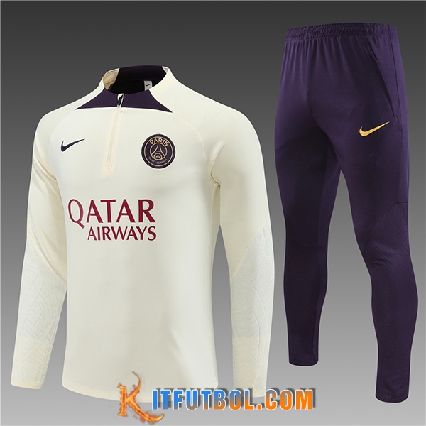 Chandal Equipos De Futbol PSG Ninos Blanco 2023/2024 -02