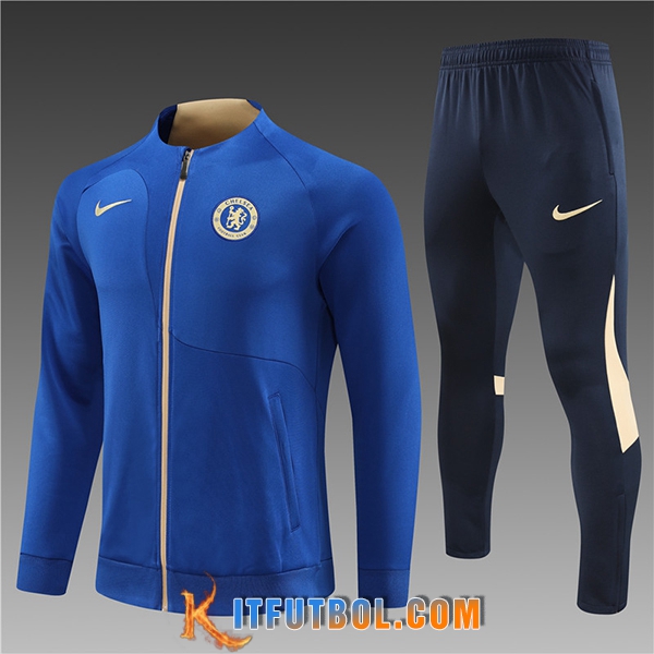Chandal Equipos De Futbol - Chaqueta FC Chelsea Ninos Azul 2023/2024