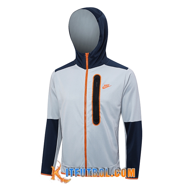 Chaqueta Con Capucha Nike Gris 2023/2024