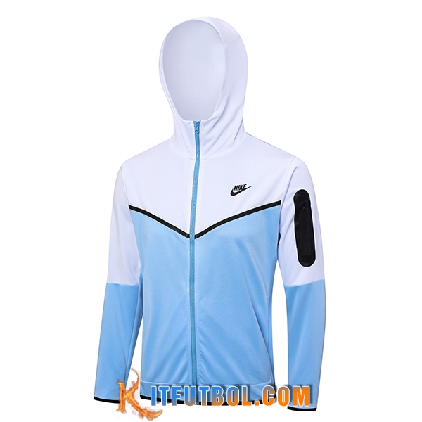 Chaqueta Con Capucha Nike Azul/Blanco 2023/2024