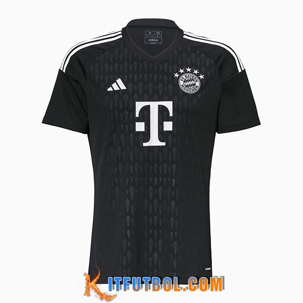 Camisetas De Futbol Bayern Munich Portero Negro 2023/2024
