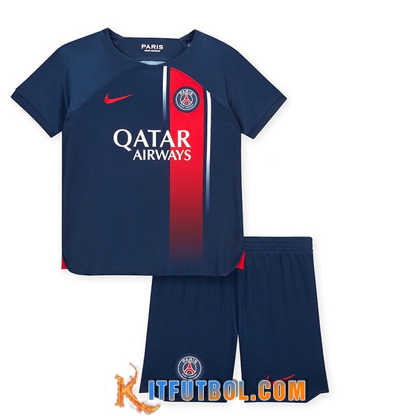 Nueva Camisetas De Futbol PSG Ninos Primera 2023/2024