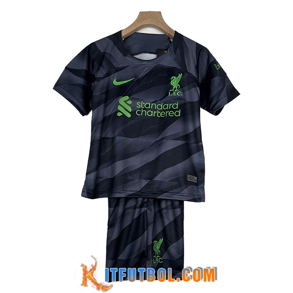 Camisetas De Futbol FC Liverpool Ninos Portero 2023/2024