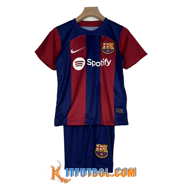 Camisetas De Futbol FC Barcelona Ninos Primera 2023/2024