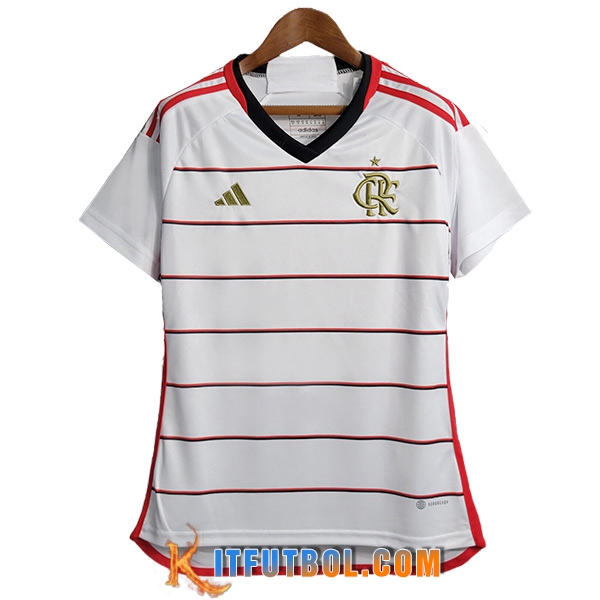 Camisetas De Futbol Flamengo Mujer Segunda 2023/2024