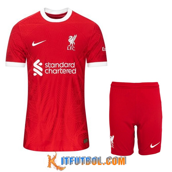 Camisetas Futbol FC Liverpool Primera + Cortos 2023/2024