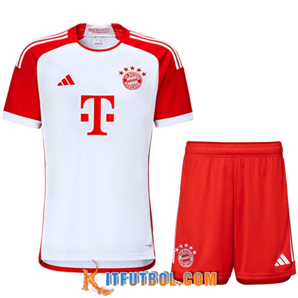 Camisetas Futbol Bayern Munich Primera + Cortos 2023/2024