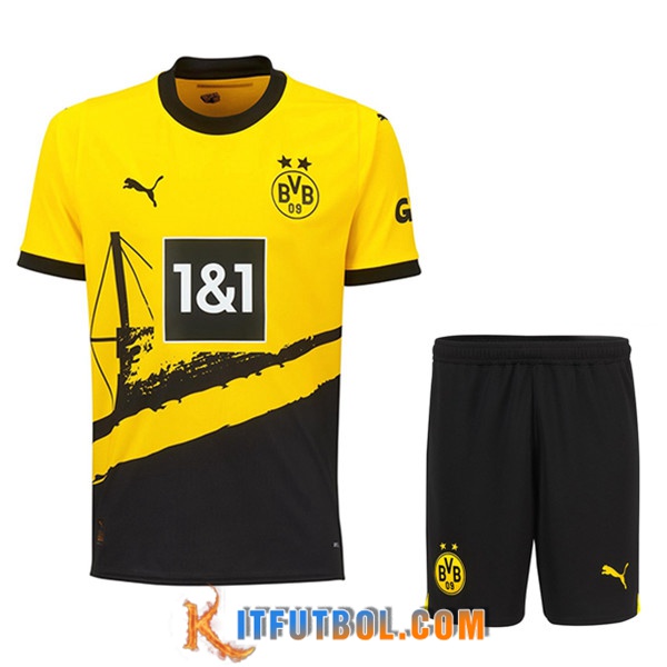 Camisetas Futbol Dortmund Primera + Cortos 2023/2024