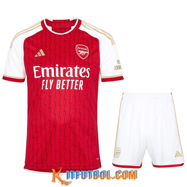 Camisetas Futbol Arsenal Primera + Cortos 2023/2024