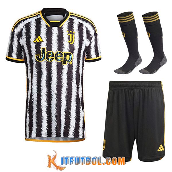 Camisetas Futbol Juventus Primera (Cortos + Calcetines) 2023/2024
