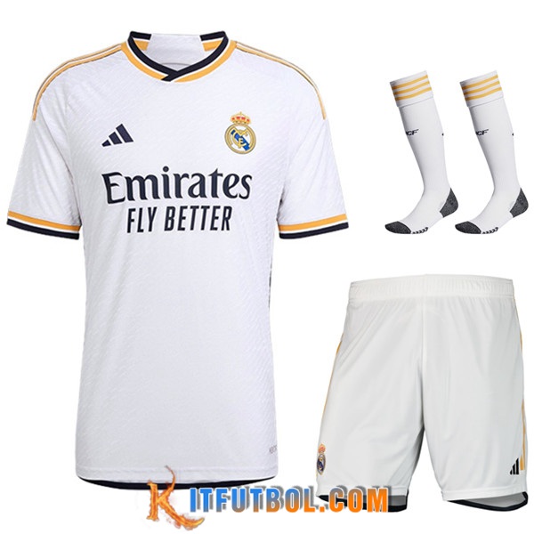 Camisetas Futbol Real Madrid Primera (Cortos + Calcetines) 2023/2024