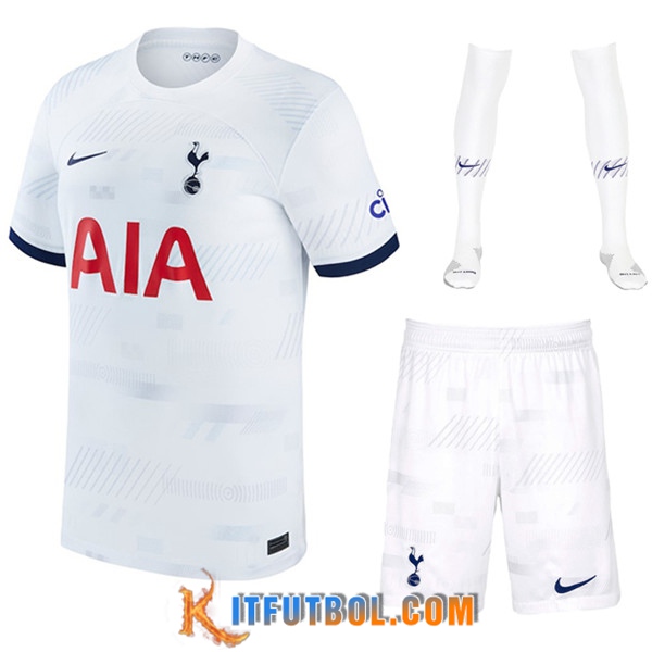 Camisetas Futbol Tottenham Hotspurs Primera (Cortos + Calcetines) 2023/2024