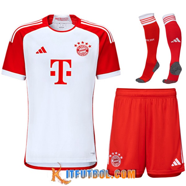Camisetas Futbol Bayern Munich Primera (Cortos + Calcetines) 2023/2024