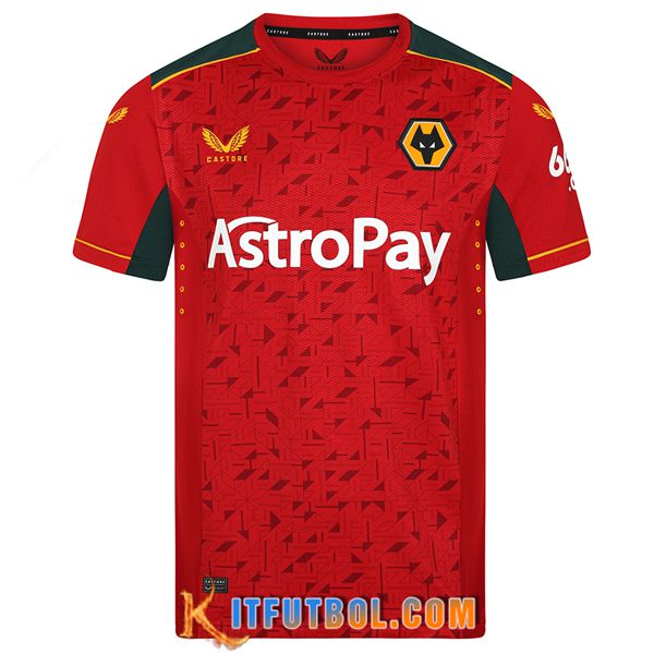 Nueva Camisetas De Futbol Wolves Segunda 2023/2024