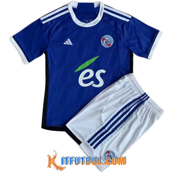 Camisetas De Futbol RC Strasbourg Ninos Primera 2023/2024