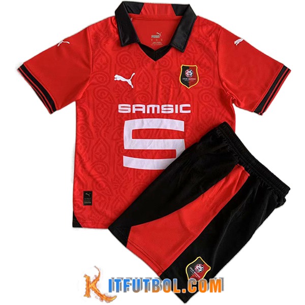 Camisetas De Futbol Stade Rennais Ninos Primera 2023/2024