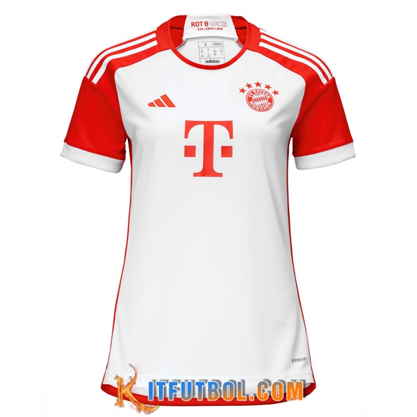 Camisetas De Futbol Bayern Munich Mujer Primera 2023/2024