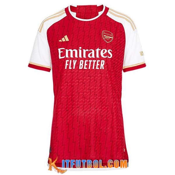 Camisetas De Futbol Arsenal Mujer Primera 2023/2024
