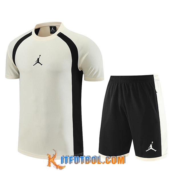 Camiseta Entrenamiento + Cortos Jordan Blanco 2023/2024