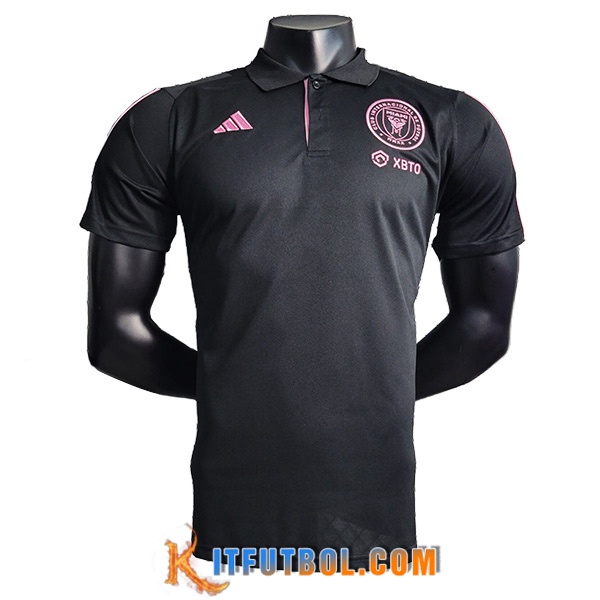 Camiseta Polo Miami Negro 2023/2024