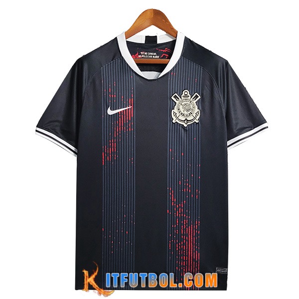 Camiseta Entrenamiento Corinthians Negro 2023/2024 -03