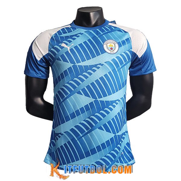 Camiseta Entrenamiento Manchester City Azul 2023/2024
