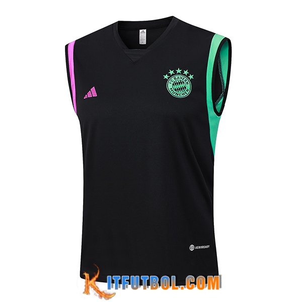 Chalecos De Futbol Bayern Munich Negro 2023/2024 -03