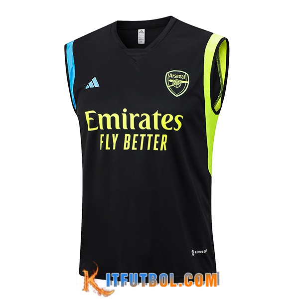 Chalecos De Futbol Arsenal Negro 2023/2024 -03