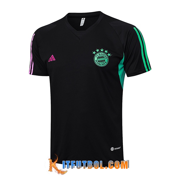 Camiseta Entrenamiento Bayern Munich Negro 2023/2024 -02