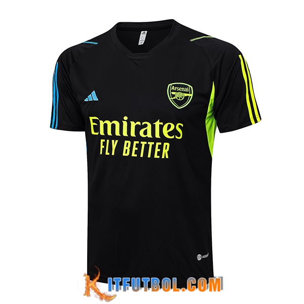Camiseta Entrenamiento Arsenal Negro 2023/2024
