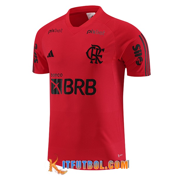 Camiseta Entrenamiento Flamengo Rojo 2023/2024 -03