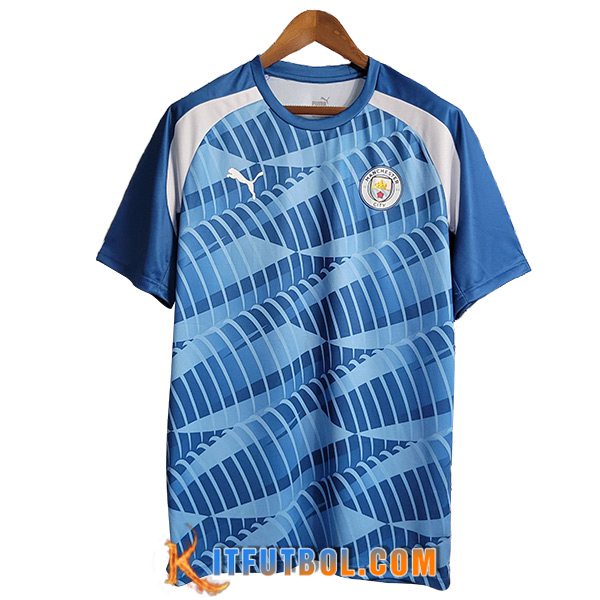 Camiseta Entrenamiento Manchester City Azul Claro 2023/2024 -02