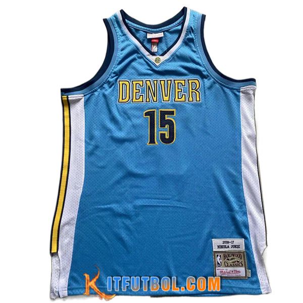 Camisetas Denver Nuggets (JOKIC #15) 2023/24 Azul Claro