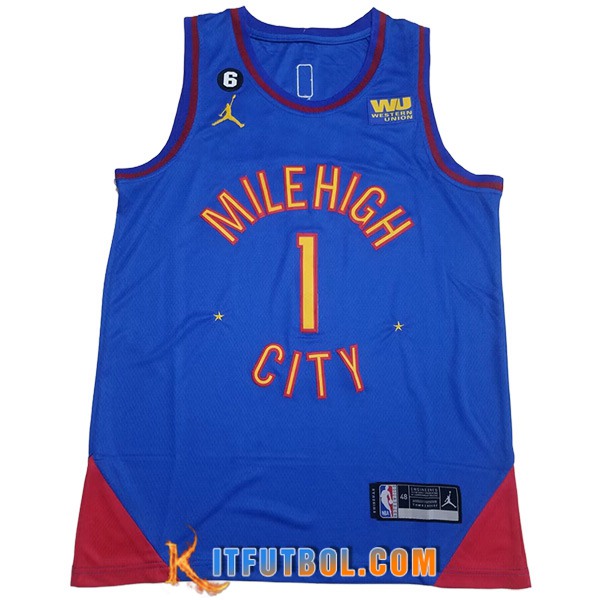 Camisetas Denver Nuggets (PORTER JR. #1) 2023/24 Azul