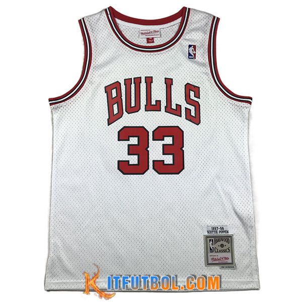Camisetas Chicago Bulls (PIPPEN #33) 2023/24 Blanco