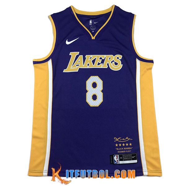 Camisetas Los Angeles Lakers (BRYANT #8) 2023/24 Azul marino