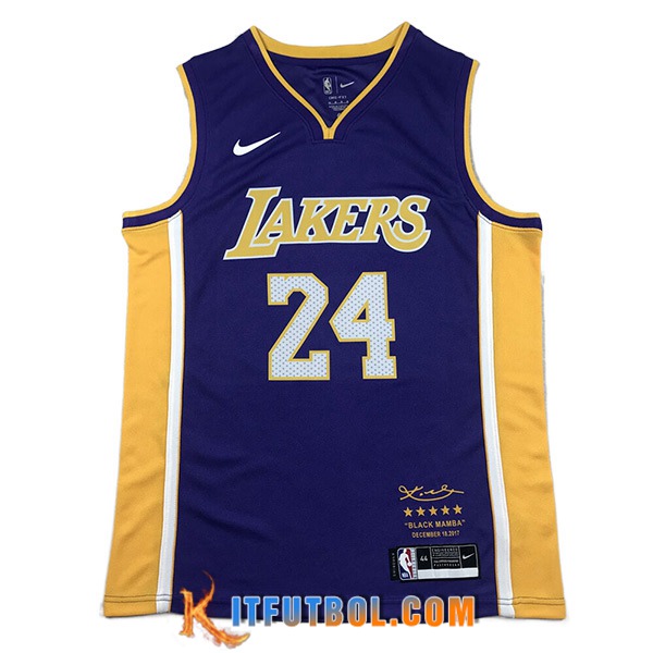 Camisetas Los Angeles Lakers (BRYANT #24) 2023/24 Azul marino