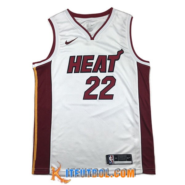 Camisetas Miami Heat (BUTLER #22) 2023/24 Blanco -06