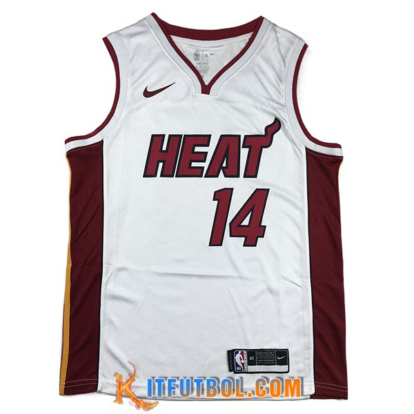 Camisetas Miami Heat (HERRO #14) 2023/24 Blanco -06