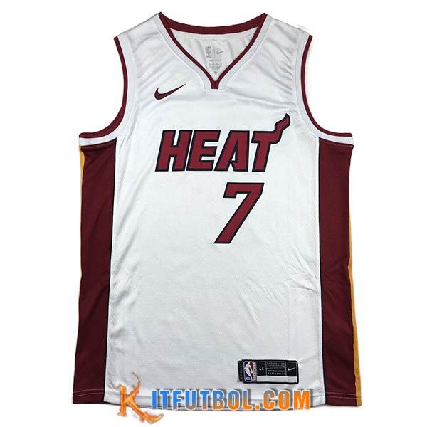 Camisetas Miami Heat (LOWRY #7) 2023/24 Blanco