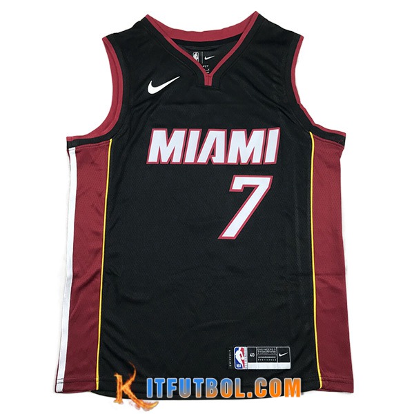 Camisetas Miami Heat (LOWRY #7) 2023/24 Negro