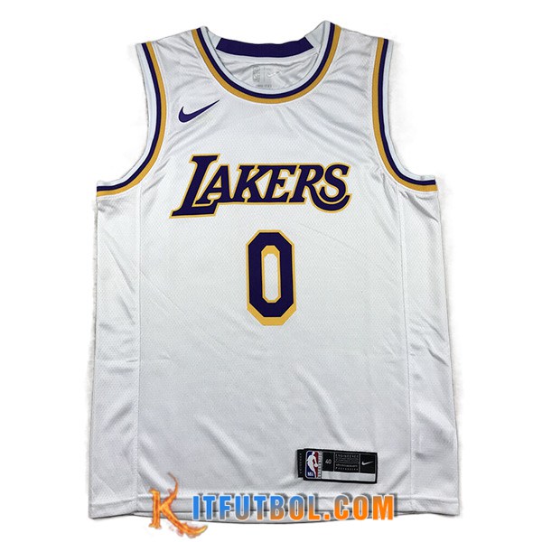 Camisetas Los Angeles Lakers (WESTBROOK #0) 2023/24 Blanco