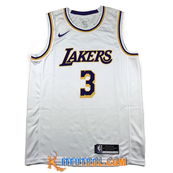 Camisetas Los Angeles Lakers (DAVIS #3) 2023/24 Blanco