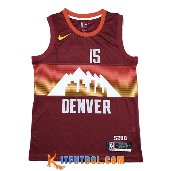 Camisetas Denver Nuggets (JOKIC #15) 2023/24 Rojo