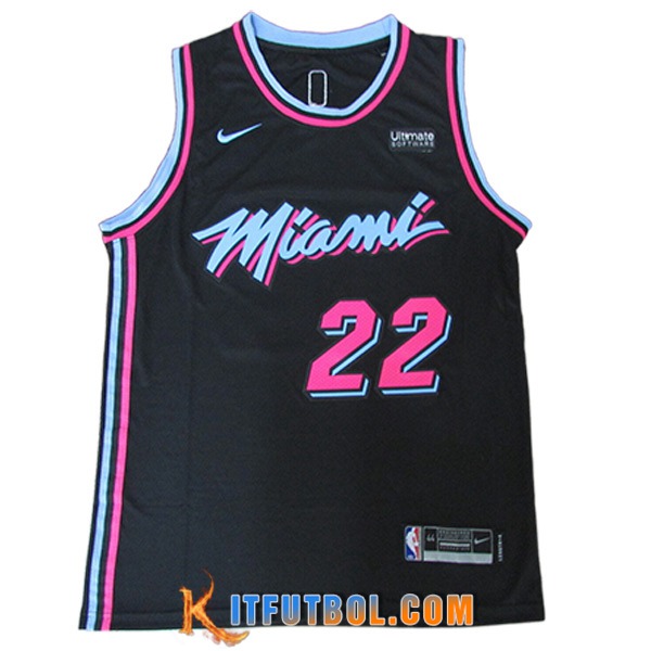 Camisetas Miami Heat (BUTLER #22) 2023/24 Negro